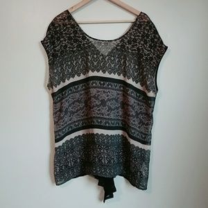 Maurices Flowy See-through Blouse